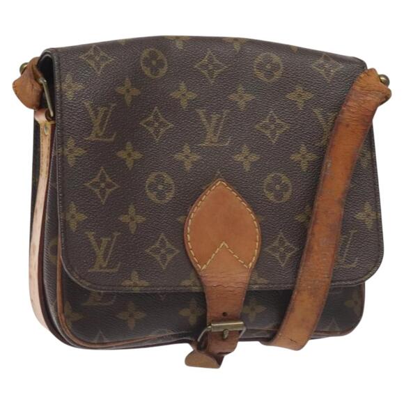 LOUIS VUITTON Monogram Cartouchiere MM Shoulder Bag M51253 - Picture 1 of 16